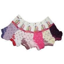 Designs socks dívčí kotníkové ponožky DEKO48 - 6ks