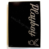 Zápisník Playboy Diamonds black A6
