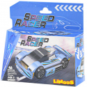 LiNooS Auto sportovní volný chod 46 dílků plast STAVEBNICE