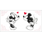 JERRY FABRICS Osuška Mickey a Minnie in love 03 Bavlna - Froté, 70/140 cm