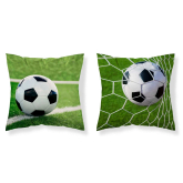 DETEXPOL Povlak na polštářek Fotbalový míč micro  Polyester, 40/40 cm