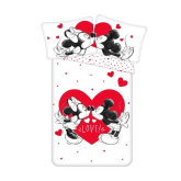 JERRY FABRICS Povlečení Mickey a Minnie Love 05 Bavlna, 140/200, 70/90 cm
