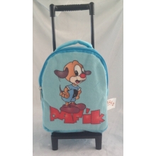 Mini batůžek na kolečkách - modrý