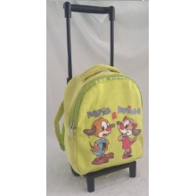 Mini batůžek na kolečkách - světle zelený