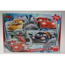 Puzzle Cars na ledě 4x54 dílků